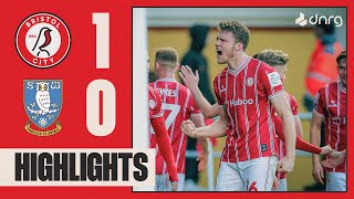 DICKIE SCORES VITAL WINNER 💥 Bristol City 10 Sheffield Wednesday  Highlights [upl. by Reinar]