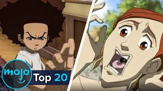 Top 20 Funniest Boondocks Moments [upl. by Yenahteb]