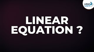 What is a Linear Equation in One Variable  Dont Memorise [upl. by Ilil]