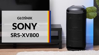 Głośnik bluetooth Sony SRSXV800 – dane techniczne – RTV EURO AGD [upl. by Yhcir]