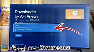 How to Install Downloader on Chromecast with Google TV  Get Thirdparty Apps [upl. by Bertie]