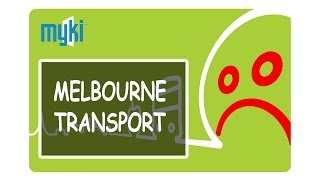 MELBOURNE PUBLIC TRANSPORT  USING MYKI CARD [upl. by Ocsic524]