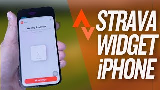 How to install the Strava Widget on your iPhone [upl. by Deden]