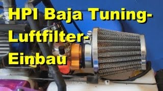 HPI Baja Integy Tuning Luftfilter einbauen  Tutorial für 5b  5t  5sc  ss  20  Darconizer RC [upl. by Wehtam]