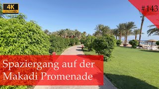 Spaziergang an der großen Strand Promenade 4km von Makadi Bay  Hurghada 2022 Vlog 143 [upl. by Jamel]