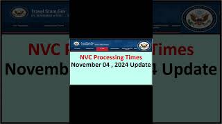 NVC processing times as of 04 November 2024 [upl. by Reeva]