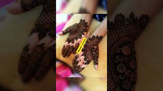 Simple and easy design ❤mehndi shortvideo song trending instagram tiktok ytshorts [upl. by Bordie]