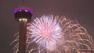 WATCH Fireworks at Tricentennial New Years Eve Celebration [upl. by Falo]