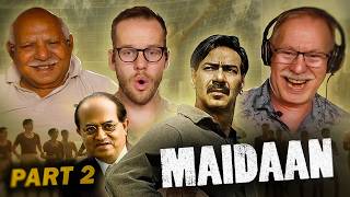 Maidaan Movie Reaction 23  Ajay Devgn  Amit Sharma  Boney K  AR Rahman [upl. by Amimej607]