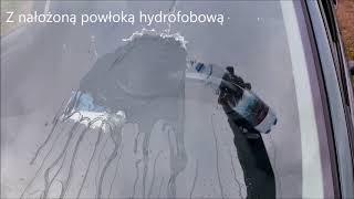 Powłoka hydrofobowa AUTOLAND quotNiewidzialna Wycieraczkaquot  EFEKT [upl. by Ledoux]