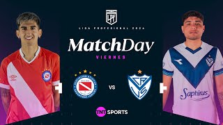 Matchday EN VIVO  Argentinos vs Vélez  Fecha 20 Torneo de la Liga 2024 [upl. by Asilav]