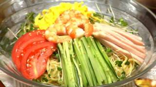 Hiyashi Chuka Summer Noodles Recipe  Cooking with Dog [upl. by Felecia]