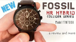 Fossils new Hybrid Smartwatch with eInk display  Collider HR Review [upl. by Beaufert]