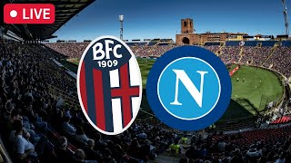 Bologna Napoli 22 🔴 Prepartita LIVE Reaction e Postpartita con i tifosi napoletani in trasferta [upl. by Ecnerol]