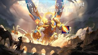 Rank 1 Galio vs Zed the most 1v9 game so far ROAD TO CHALLENGER [upl. by Daub]