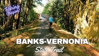 Biking Oregon Portlands BanksVernonia Trail [upl. by Ogram]