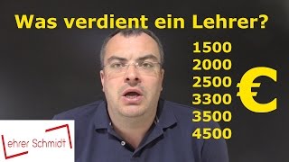 Was verdient ein Lehrer  Wirtschaft  Lehrerschmidt [upl. by Merrily]