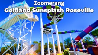 Zoomerang at Golfland Sunsplash Roseville POV [upl. by Iahk]