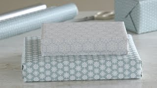 How to Expertly Wrap a Gift Box Martha Stewart [upl. by Namie]