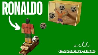 CREATE Your Own DIY Football Game with Cardboard  Creative Craft Tutorial [upl. by Franciscka]