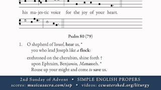 INTROIT • 2nd Sunday of Advent • SIMPLE ENGLISH PROPERS [upl. by Oliric817]