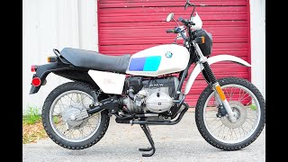 1981 BMW R80gs ride [upl. by Norrej916]