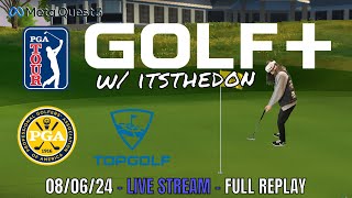 Full Round of Golf LIVE  Golf VR Gameplay  080624  Quest 3 [upl. by Katerina]