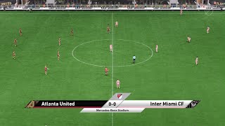 Playoffs Game 2 Atlanta United vs Inter Miami CF 2024 FC 24 [upl. by Natsreik]