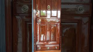 Pu Wood Polish Work Door Polish 1 woodpolish royalwoodpolishwork [upl. by Hceicjow]