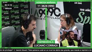 Luciano Corradi quotQuieren avanzar con medidas extorsivas para vaciar Aerolíneasquot [upl. by Niawat]