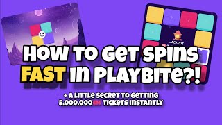 How to get spins FAST in Playbite [upl. by Mcafee]