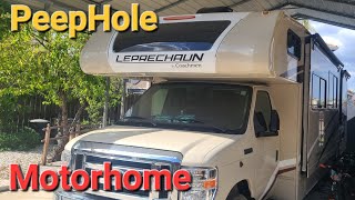 Installation Of A PeepHole In My Coachman Leprechaun 319MB [upl. by Yann]