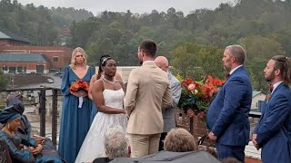 Hurricane Helene forces Garner couple to have unique wedding [upl. by Inge]