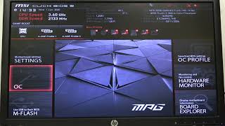 MSI MPG B550 Gaming Plus AM4  How to Manage SMT Control  Simultaneous Multithreading Settings [upl. by Omoj546]