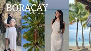 Boracay Travel Vlog where we stayed island hopping restaurants prices [upl. by Rento939]