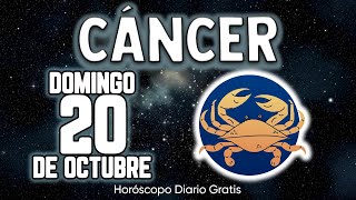 🤩ESPECTACULAR REGALO CAÍDO DEL CIELO❗️🎁 cáncer ♋ Horóscopo diario 20 DE OCTUBRE 2024🔮 horóscopo new [upl. by Yrhcaz]