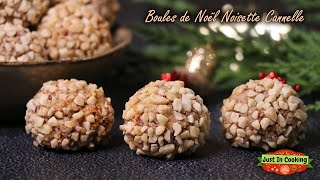 ❅ Recette des Biscuits Boules de Noël Noisette Cannelle ❅ [upl. by Stanhope865]