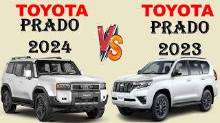 ALL NEW 2024 Toyota LAND CRUISER PRADO Vs ALL NEW Toyota PRADO Which one is better [upl. by Yanehs181]