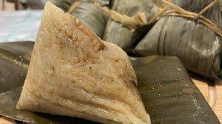 RECIPE  Cantonese Sticky Rice Dumplings 广东咸肉粽 [upl. by Dirrej]