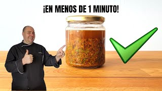 😱¡INCREIBLE En menos de 1 minuto⏳ La MEJOR SALSA DEL MUNDO PARA CARNES🍖 Chef Sergio Benito [upl. by Devaj]