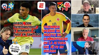 Brasil DA PENA CLASIFICARÁ pero JUEGA FEO Colombia DEJÓ su invicto en BOLIVIA  Exclusivos [upl. by Drarig]