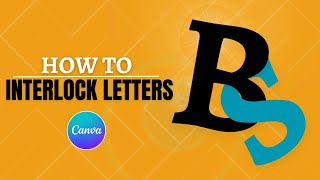 How To Create An Interlocking Letter Logo with Canva  Interlock Logo Kaisay Banaye Canva Se [upl. by Nitsirhc863]