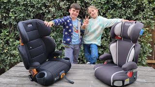 Chicco KidFit® ClearTex® Plus 2in1 Booster Seat Review [upl. by Toulon609]