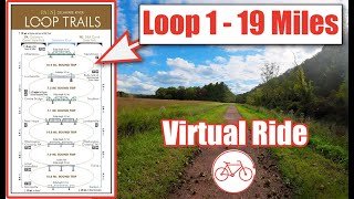 LOOP 1 VIRTUAL BIKE RIDE  NJPA Delaware River Loop Trail [upl. by Noyad]