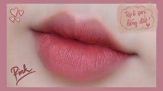 TOP 7 SON HỒNG ĐẤT ĐẸP NHẤT TRONG TỦ SON CỦA KIỀU CHINHH💄  kieuchinh2706 [upl. by Tacita134]