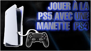 COMMENT JOUER À LA PS5 AVEC UNE MANETTE PS4  TUTO [upl. by Skylar]