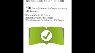 Bürokauffrau mann  5 Prüfungsfragen für die Abschlussprüfung [upl. by Calder971]