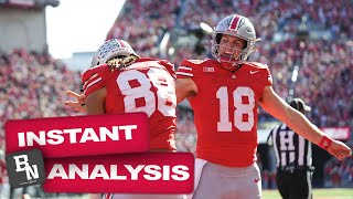 LIVE REACTION Ohio State Dominates Purdue and Moves to 81 [upl. by Aneg]