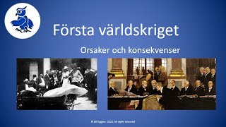 Första världskriget  orsaker och konsekvenser [upl. by Esbenshade]