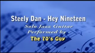 Hey Nineteen Steely Dan Fingerstyle Guitar Jake Reichbart [upl. by Eselehs]